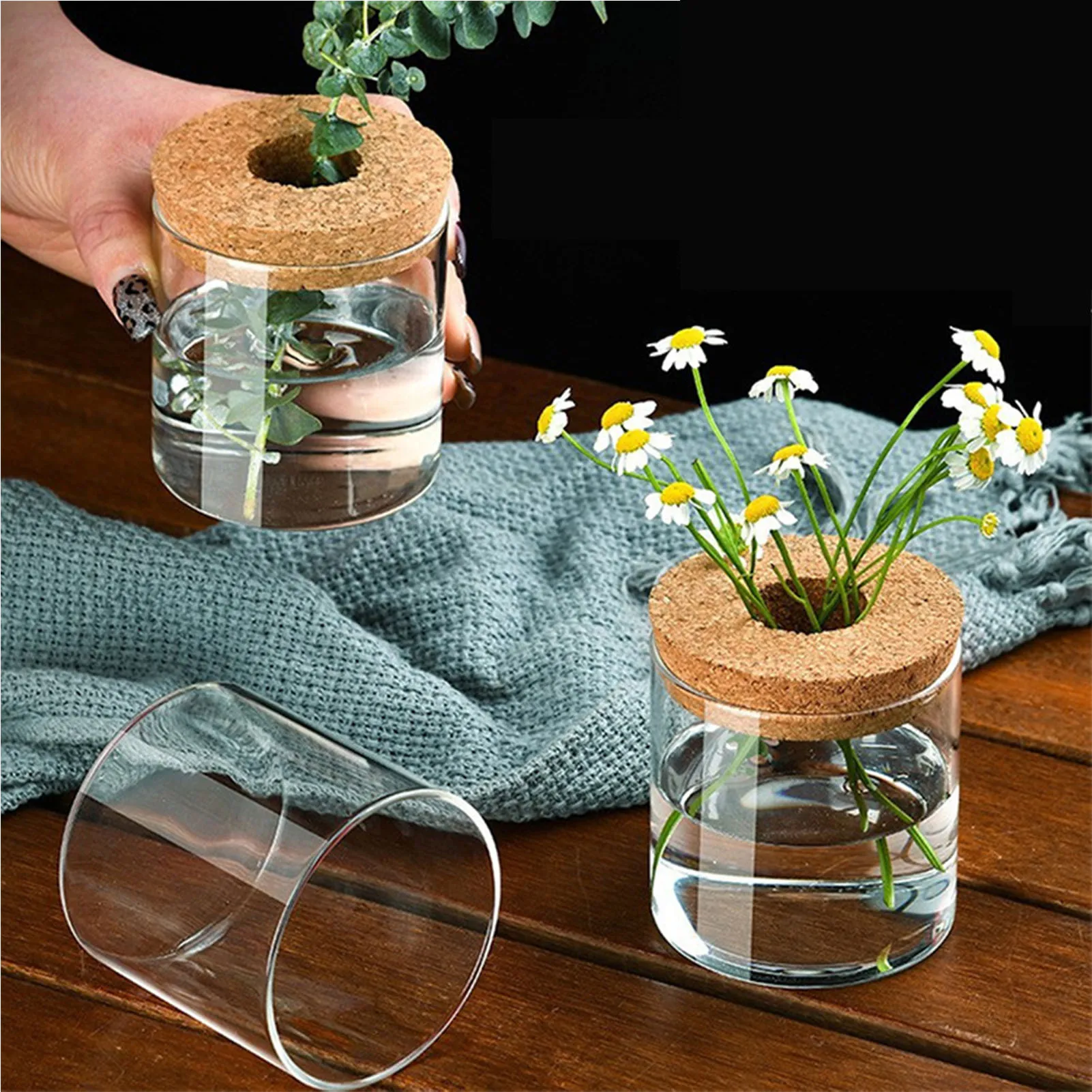 Creative Hydroponic Flower Pot for Home and Office Decor
