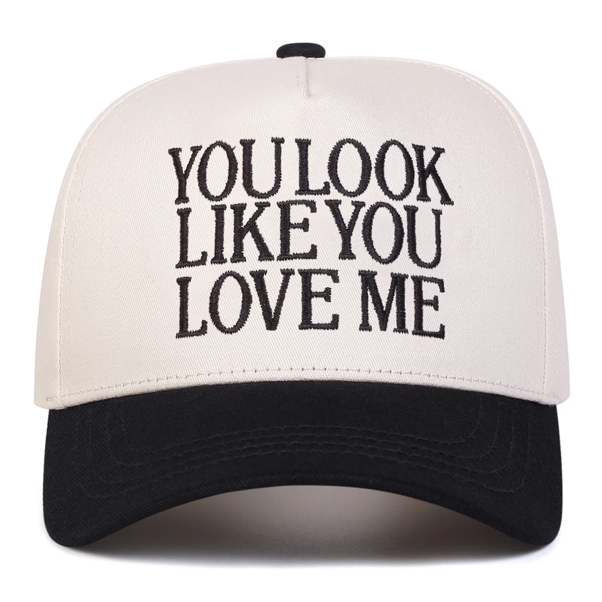 Unisex YOULOOK LIKE YOU Baseballkappen mit Buchstabenstickerei, Frühling und Herbst, für den Außenbereich, verstellbare Freizeithüte, Sonnenschutzhut, Sportkappe – Detail 2