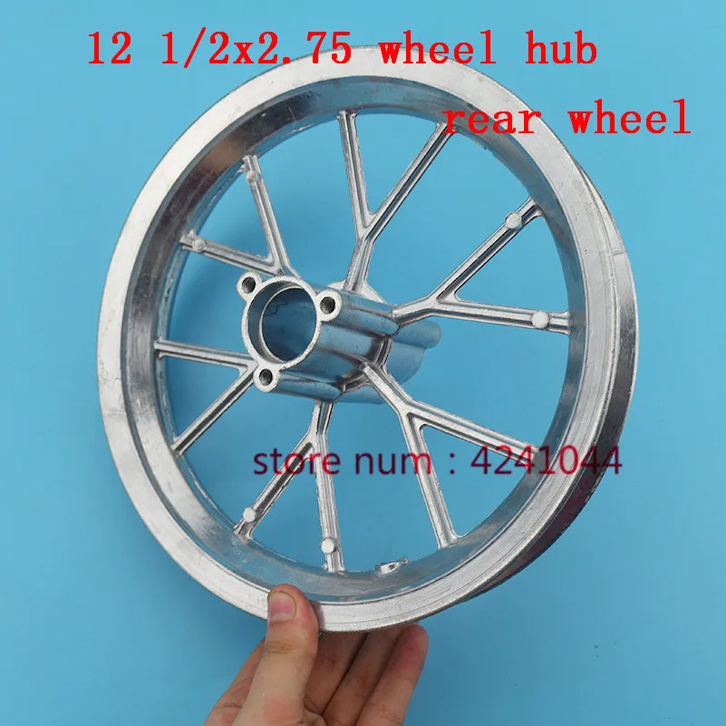 Front or Rear wheel rim 12 1/2x2.75 hub use 1/2x2.75tire for Dirt Bike MX350 MX400 43CC 47CC 49CC Mini Moto E-Scooter
