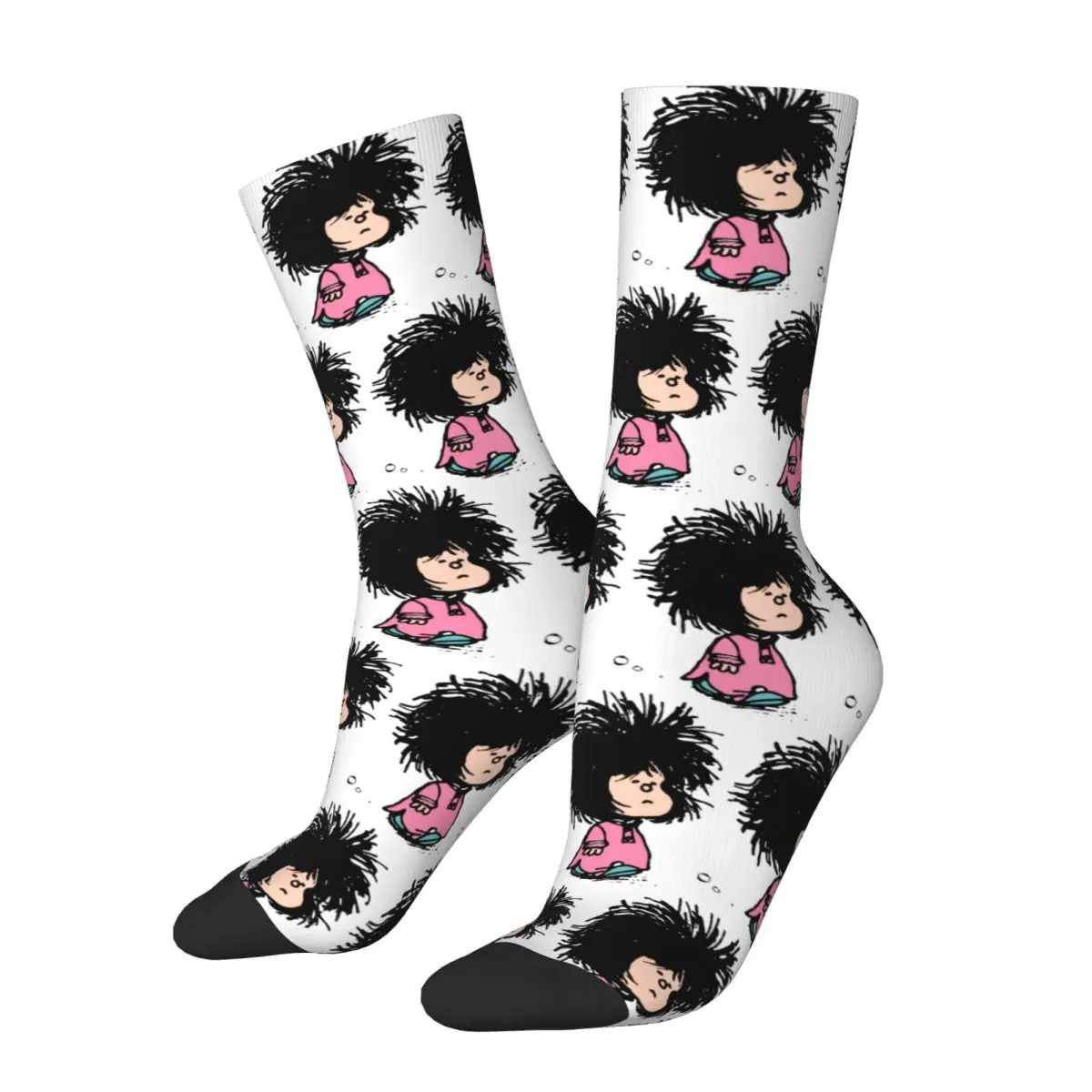 

Модные мужские носки Харадзюку Mafalda с ночной рубашкой Quino Аргентина Мультяшные носки женские носки весна лето осень зима