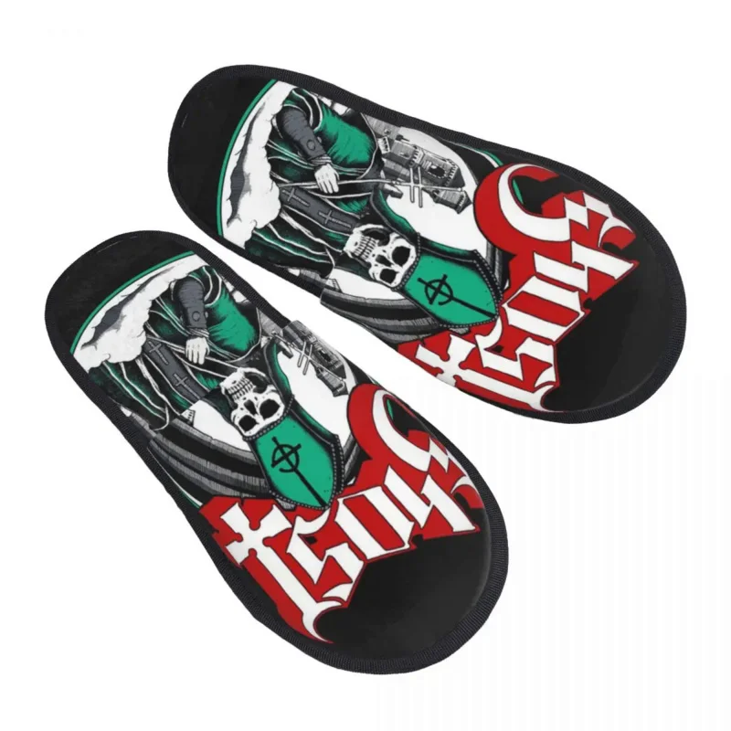 

Impera Maestro Ghost Guest Slippers for Bathroom Women Custom Print Heavy Metal Rock Band House Slipper