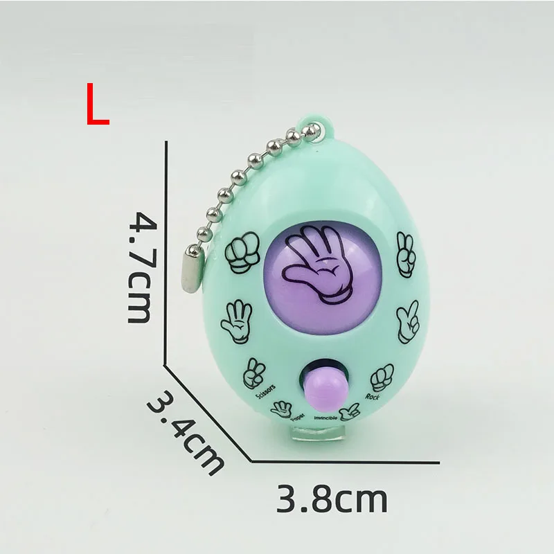 4-10Pcs Rock-paper-scissors Key Chain Pendant Toys Kids Birthday Baby Shower Party Favor Christmas Wedding Gifts Guests Reward pop keychain toys party toys toy gift filler