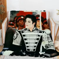 Sofa Blankets for Winter M-Michael J-Jackson Microfiber Bedding Warm Knee Bed Camping Custom Fluffy Soft Blankets King Size 1