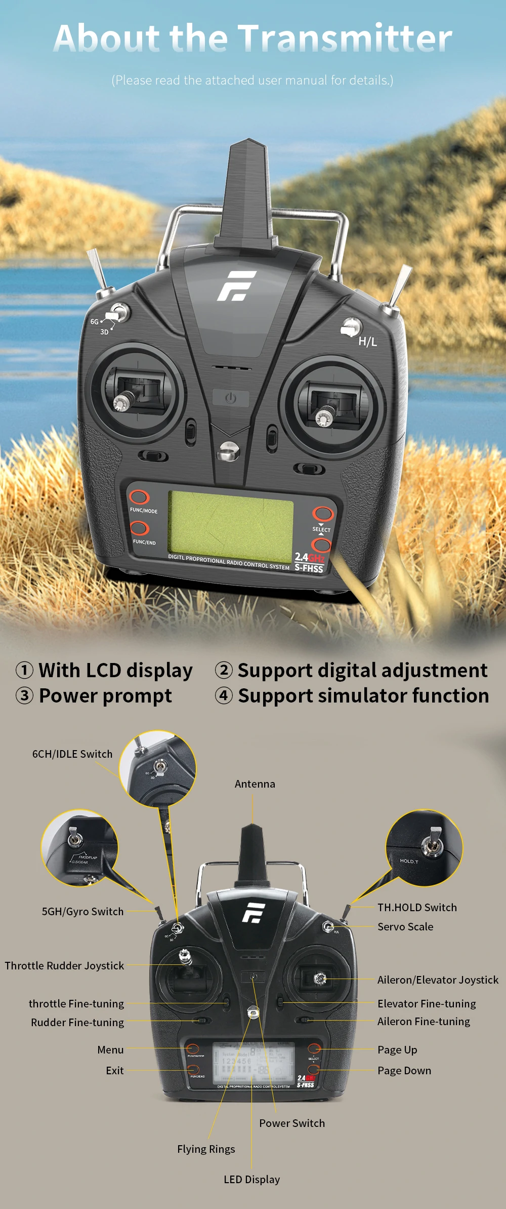 Eachine E250 AH-64 Apache 2.4G 6CH 3D 6-Axis Gyro Dual Brushless Motor 1:32 Scale Flybarless RC Helicopter Compatible With Futaba S-FHSS Protocol