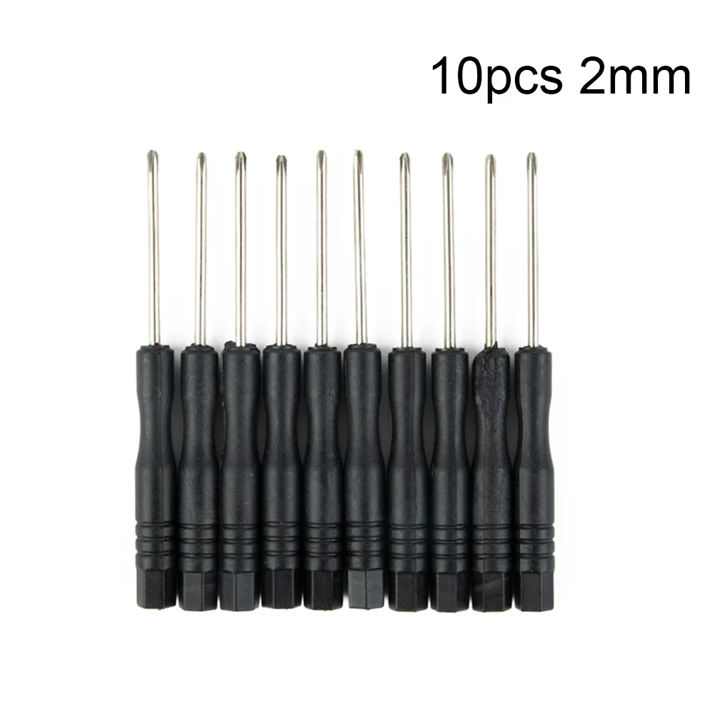 Mini-Schraubendreher, 10 Stück, 3,22 Zoll, kleiner Mini-Schraubendreher, Reparaturwerkzeug, Schlitz-Kreuzschraubendreher, 2 mm Handwerkzeuge, Mini-Schraubendreher – Detail 1