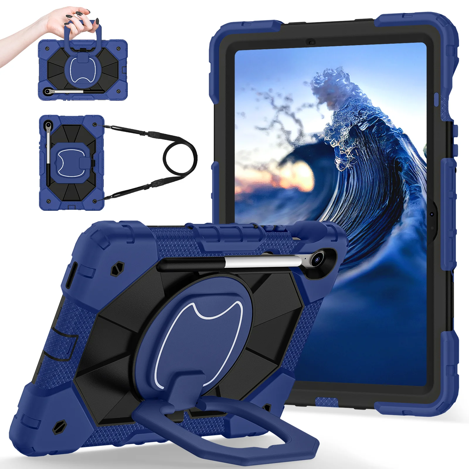 Universal Rotating Stand Case with Heavy Duty Handle