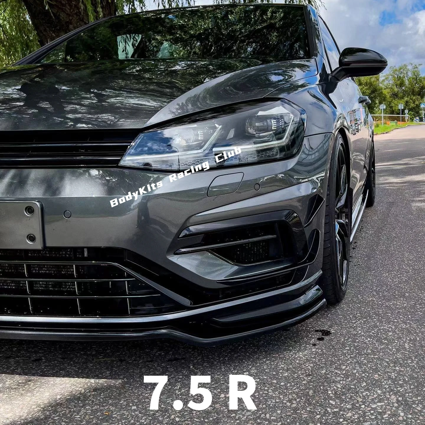 希少品！VW ゴルフ7 /ゴルフ7.5 フロント　エアベント・ブラック 2pc フォルクスワーゲンゴルフ7.5,tsi tdi 2017-2020,ABSフロント