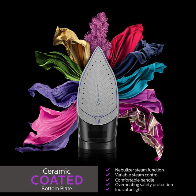 Sonifer Electric Steamer Iron SF-9084 .Dry ironing function .Nebulizer steam function .Powerful burst steam vertical steam funct 3