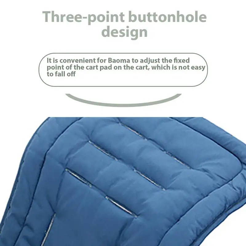 Toddler Pram Liner Car Pram Stroller Liner Seat Pad Reversible Stroller Cooling Pad For Strollers And High Chairs