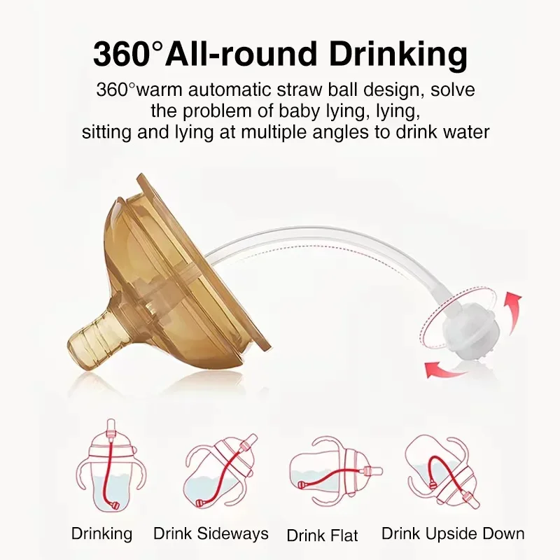 0-36 Months Baby Nano Silicone Water Bottle with Handle / 150ml / 240ml / Baby Boys & Girls water bottle