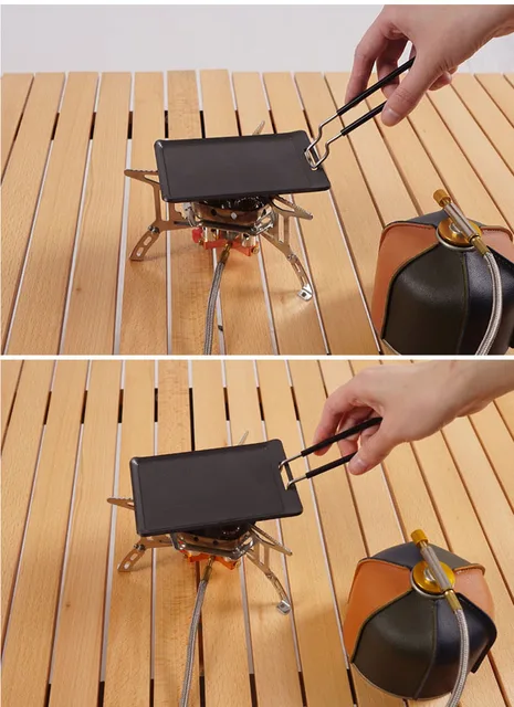 屋外キャンププレートバーベキューパンポータブルクッキング