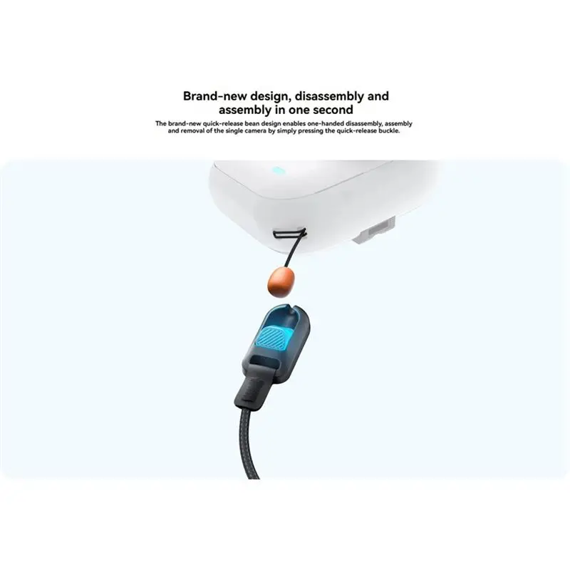 ABDE-For GO 울트라 액세서리 분실 방지 퀵 릴리스 안전 코드 액션 카메라 스트랩 Insta 360 GO Ultra A용