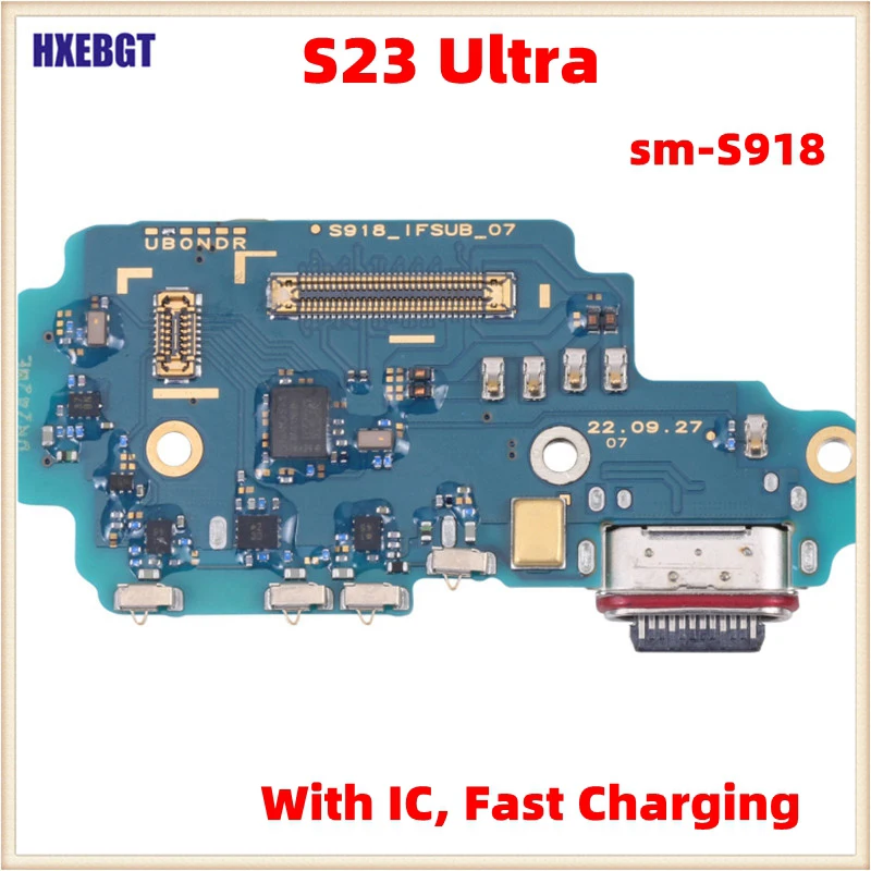 

С быстрой зарядкой IC для Samsung Galaxy S23 Ultra USB док-разъем зарядный порт гибкий кабель USB зарядный порт