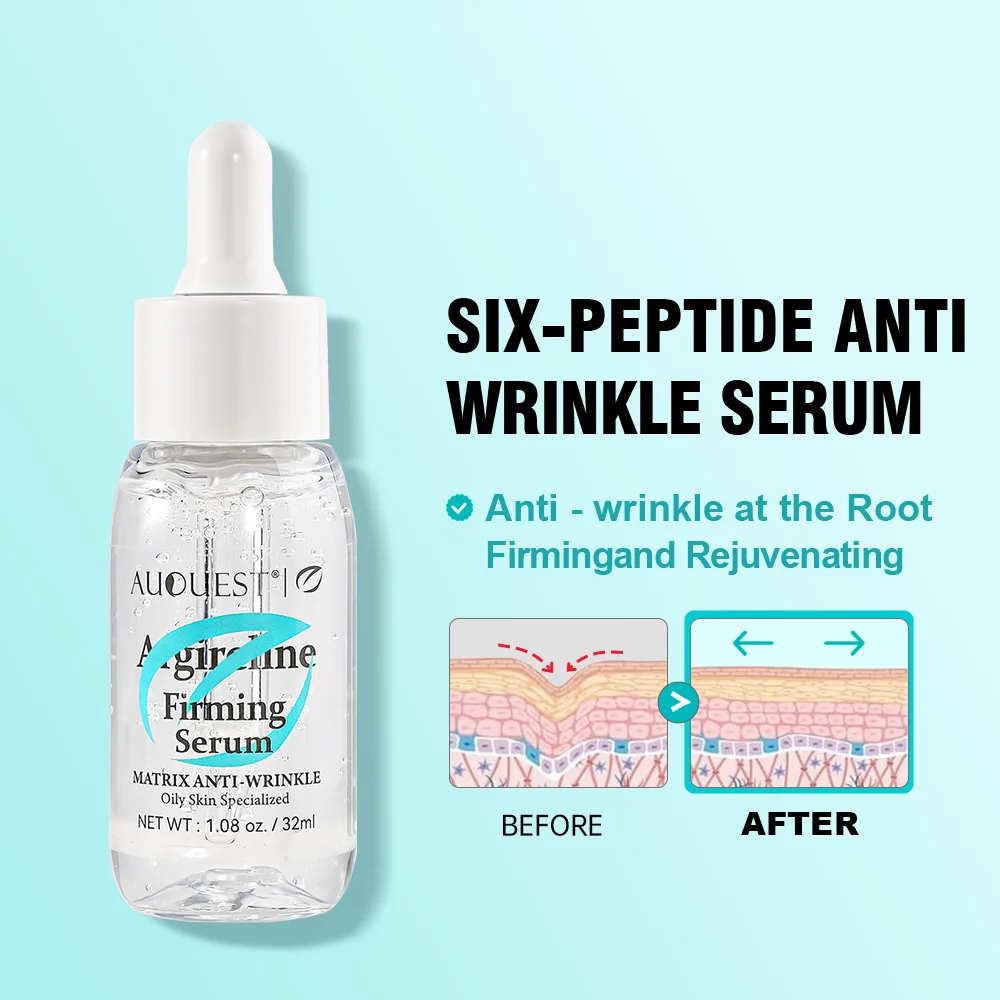 Siero rassodante a sei peptidi Altamente efficace Antirughe Rassodante per la pelle Pelle liscia Prevenire Migliorare il siero per il viso ai piedi di galloni 2