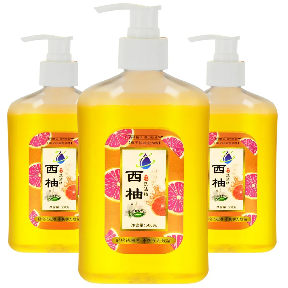 Dish Soap Squeeze Dishwashing Liquid Non-Scratch Sponges for Dishes Original Scent Degreasing