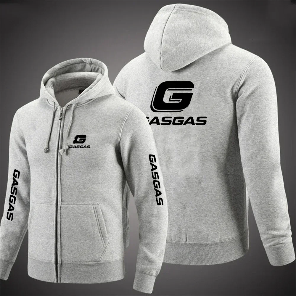 thumbnail image 1 of Sudaderas con capucha de GasGas para hombre, sudadera cálida de lana para hombre, ropa de calle de moda, jerséis holgados y transpirables informales para hombre, capucha de marca, 1 of 5