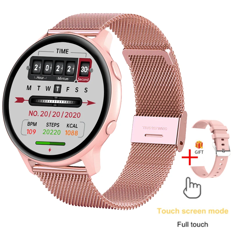 2022 New Fashion Smart Watch Men Fitness Bracelet Heart Rate Blood Pressure Monitoring Sports Tracker Smartwatch Gift for Women 