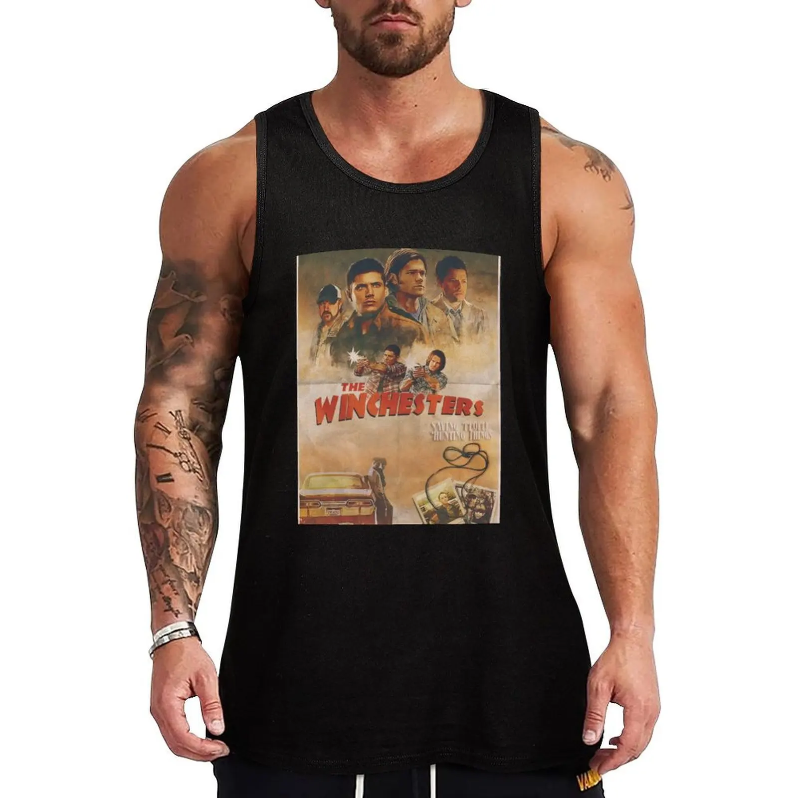 

The Winchesters Tank Top t-shirts for Men's gym Men's gym t-shirts