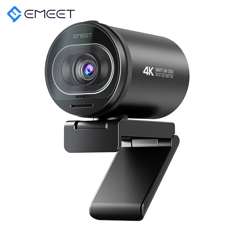 Webcam 4K Streaming Web Camera 1080P 60FPS USB Camera EMEET S600 Autofocus Living Stream With Mics for /YouTube