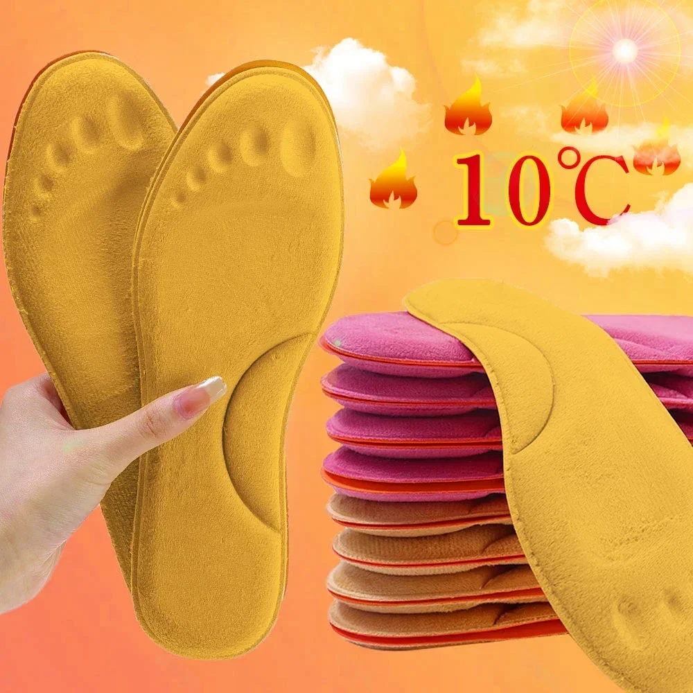 thumbnail image 5 of Plantillas autocalentables de invierno, plantilla termostática para pies, masaje cálido, espuma viscoelástica, almohadillas suaves y transpirables para zapatos, almohadillas térmicas para hombres y mu, 5 of 5