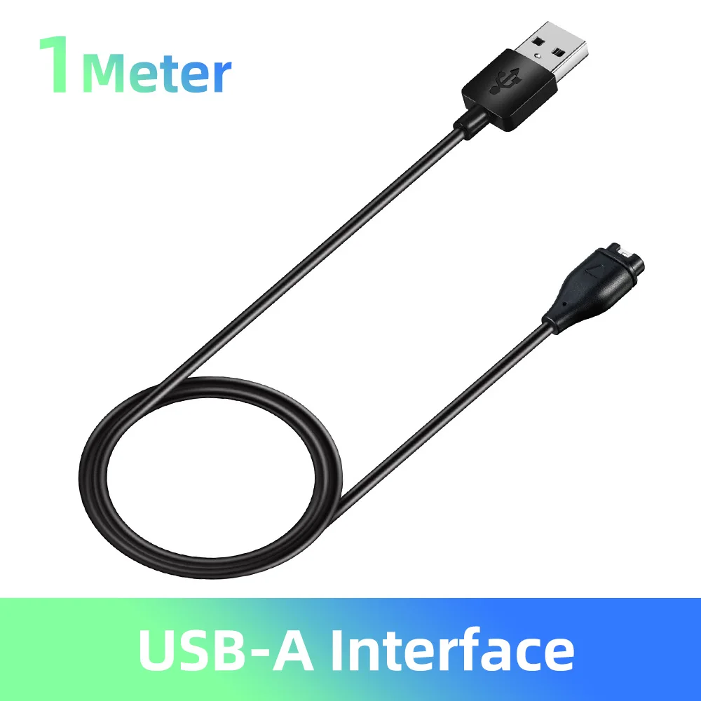 Enhanced USB Charger Cable for Garmin Smartwatches - Fast Charging Cable