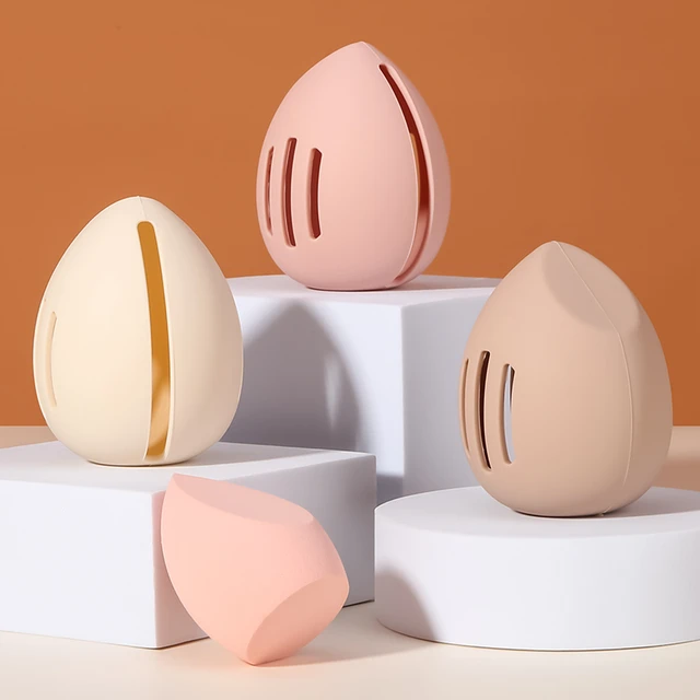 Silicone Makeup Sponge Holder Beauty Sponge Holder Makeup Sponge Travel  Case Cosmetic Sponge Holder Breathable Beauty Blender Cover Container  Makeup