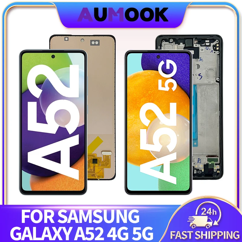 LCD Screen For Samung Galaxy A52 4G 5G LCD Display Touch Screen Digitizer Assembly A525F A525M A526B A526W A526U Repair Part lcd display screen