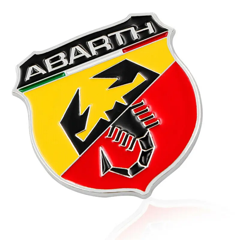 3D Spider Abarth Hood Bonnet Auto Sticker Logo Auto Per Fiat 500 Punto 124 125 500 Bravo Panda