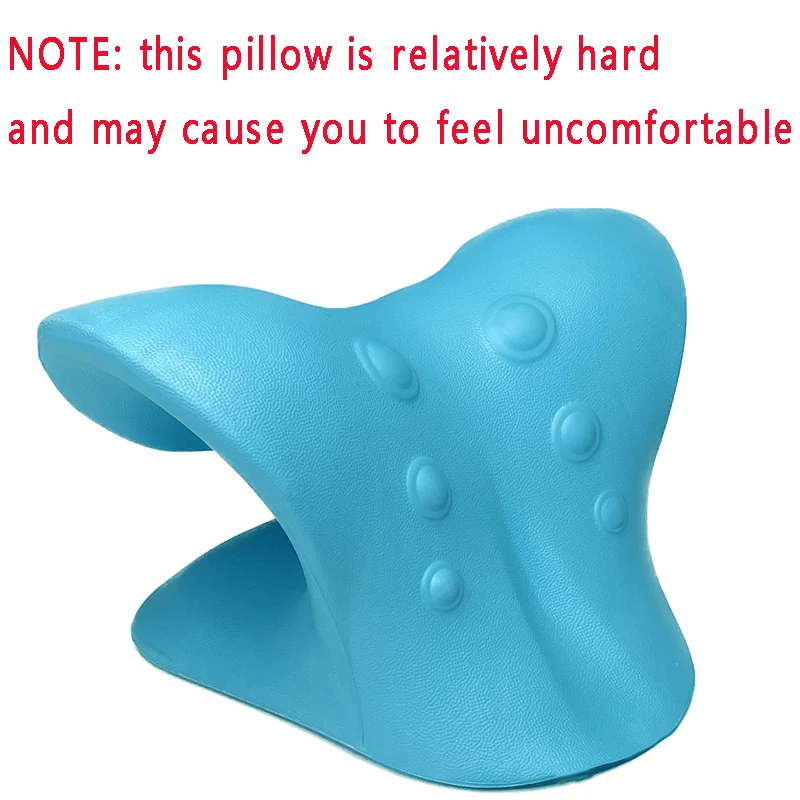 Cervical Traction Device For Spine Alignment Chiropractic Pillow For TMJ And Headache Relief
