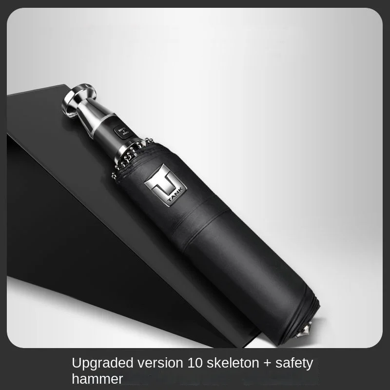 Fully Automatic UV 10 Bone Reverse Folding Umbrella For GWM WEY TANK 300 500 700-Car Umbrella Parasol