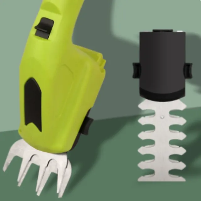 2In1 Mini Hordozható 7,2 V -Os Vezeték Nélküli Elektromos Sövény Trimmer Újratölthető, Kézi Háztartási Cserjék Gyomnövényes Metsző Fűnyírókert Szerszám - Image 2