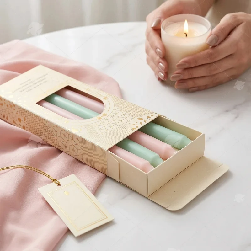 Premium Taper Candles - 10" Dripless Long Wax Candles for Wedding & Home Decor S1b40b4d4765742e6acc26a69d2c0c7c2g