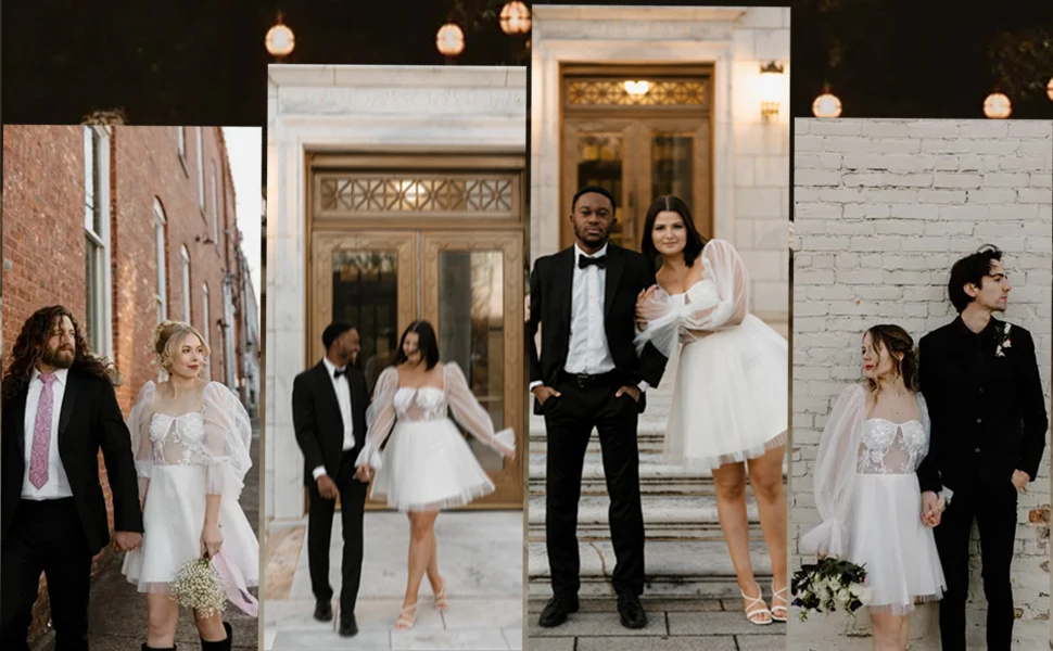 Vestidos de fiesta de manga larga