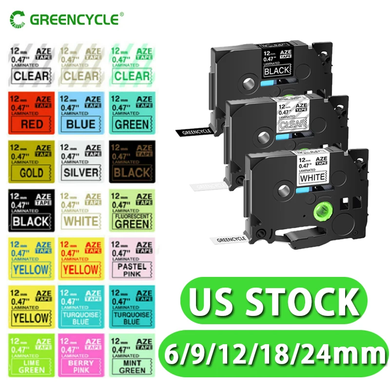 

1 шт. 6 мм/9 мм/12 мм 231 лента для этикеток, совместимая с принтером Brother P-Touch для TZ TZE 131 231 251 631 335 лента США. Доставка