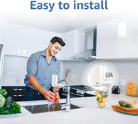 เครื่องกรองน้ําประปา Brita 3 ชิ้นเข้ากันได้กับ Brita ®   ระบบกรองน้ํา Faucet Brita ®   36311, 36313, FR-200, FF-100 5