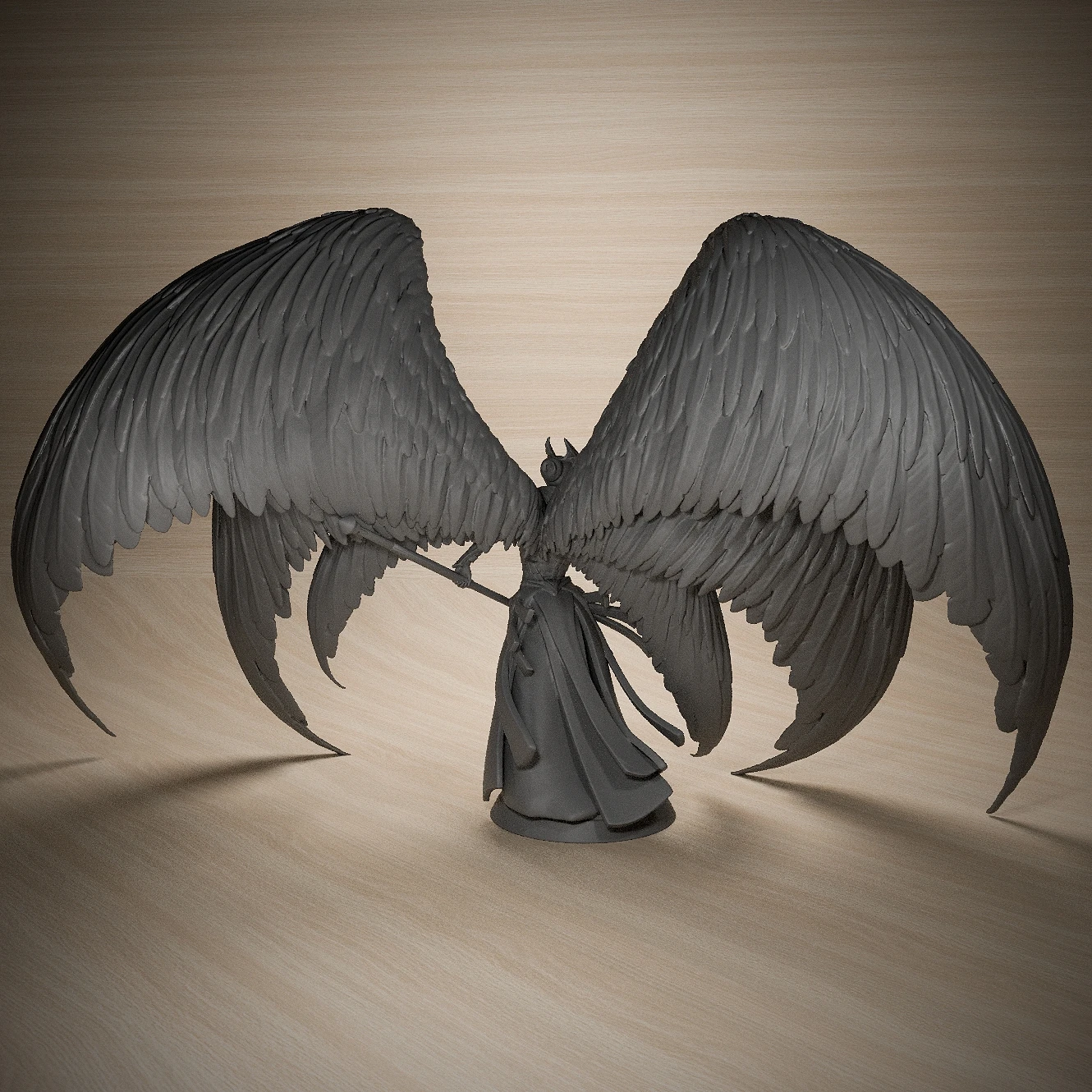 Angel Seraphin 25mm Tabletop Games Model Unpainted Miniatures For Tabletop Games And Role-playing Room Decorations 2