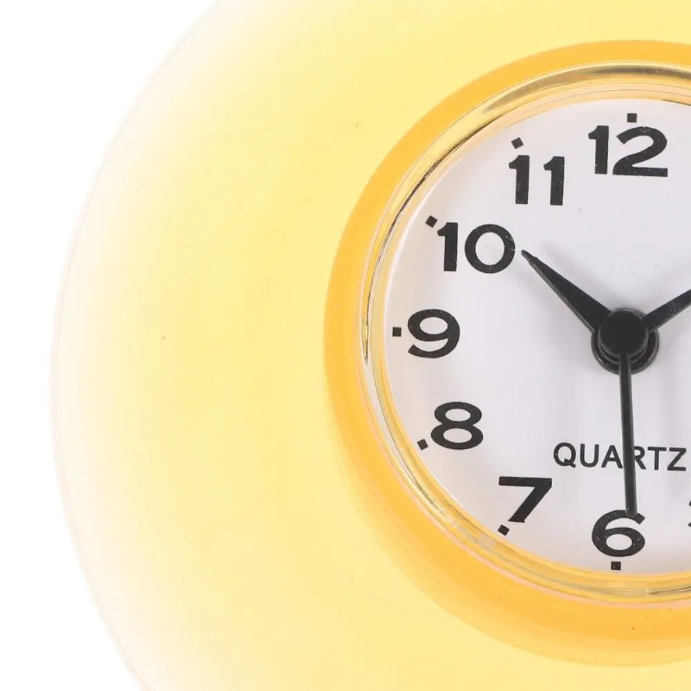 Wall Clock Multi-purpose Waterproof Bathroom Suction Cup Clock Anti-Fog Simple Design Shower Wall Clocks Stable Mirror Sucker Clock Kitchen
