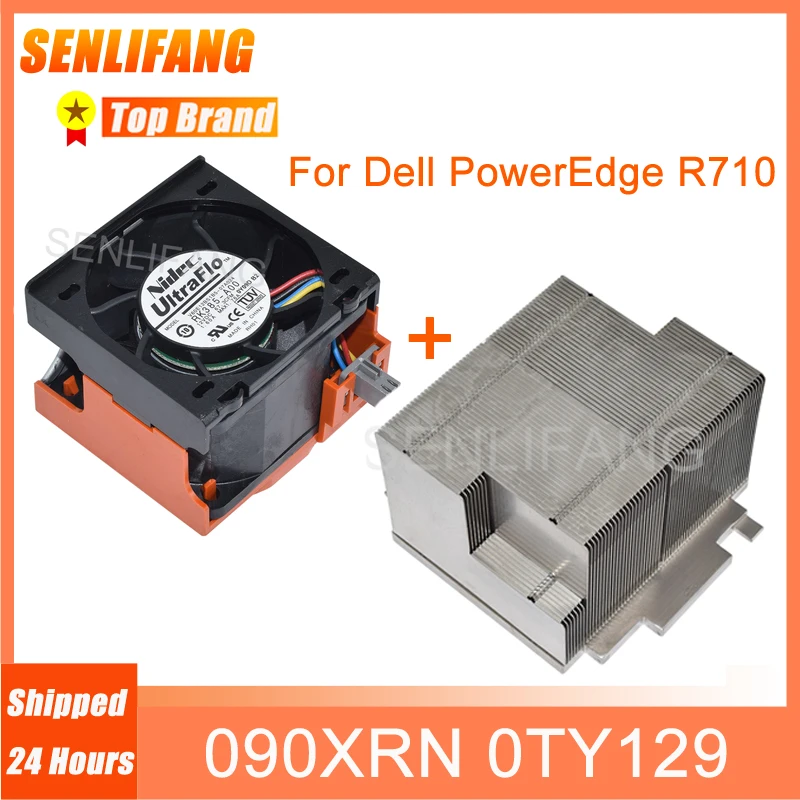 Ty129 90Xrn Cooler Per Dell Poweredge R710 Cpu Processor Server Dissipatore Di Calore Ventola Kit 0 Ty129 Cpu Ventola Di Raffreddamento 090Xrn 0 Gy093