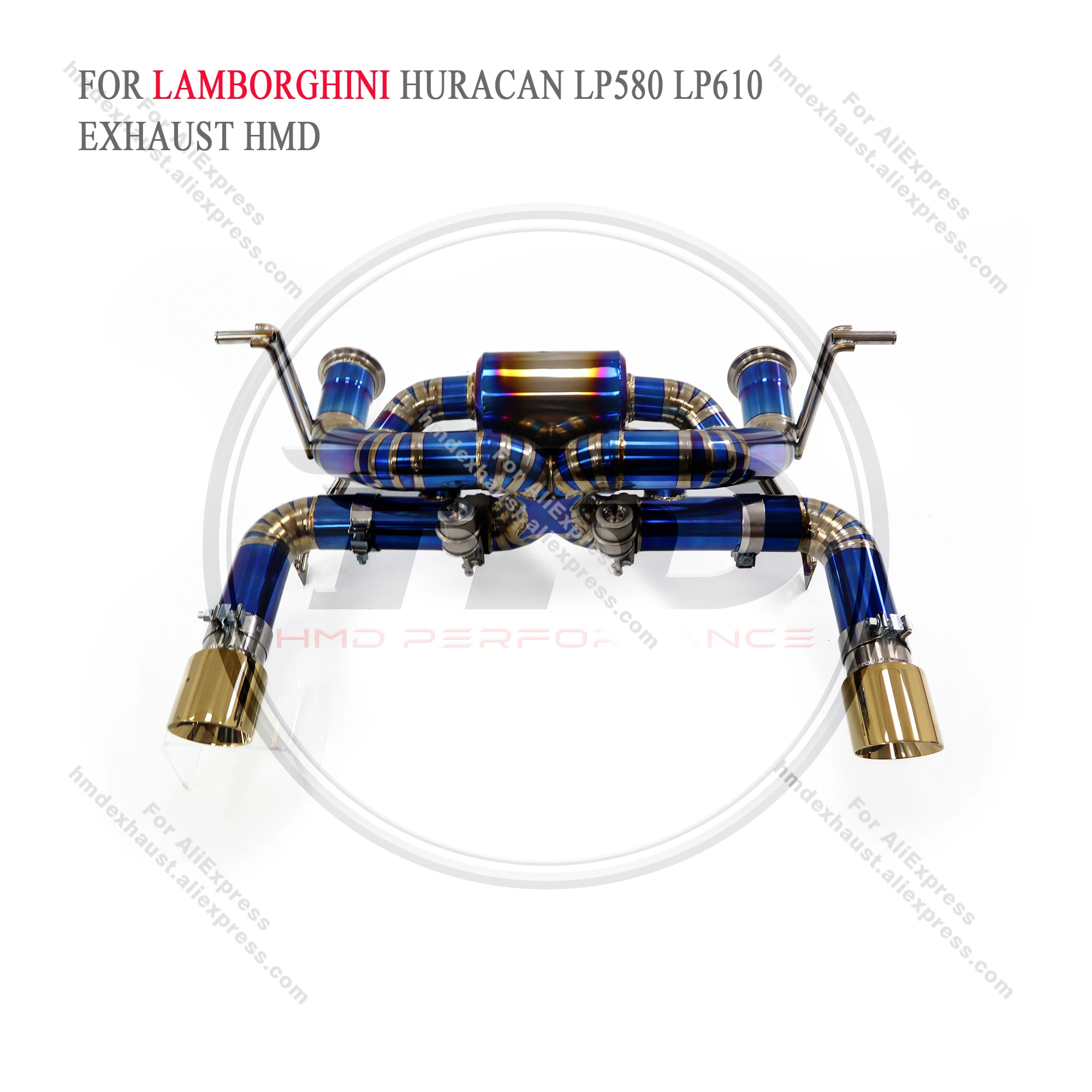 

HMD Titanium Alloy Exhaust Catback For Lamborghini Huracan LP610-4 Upgrade EVO Valve Catback EVO Kit Exhaust System Pipes