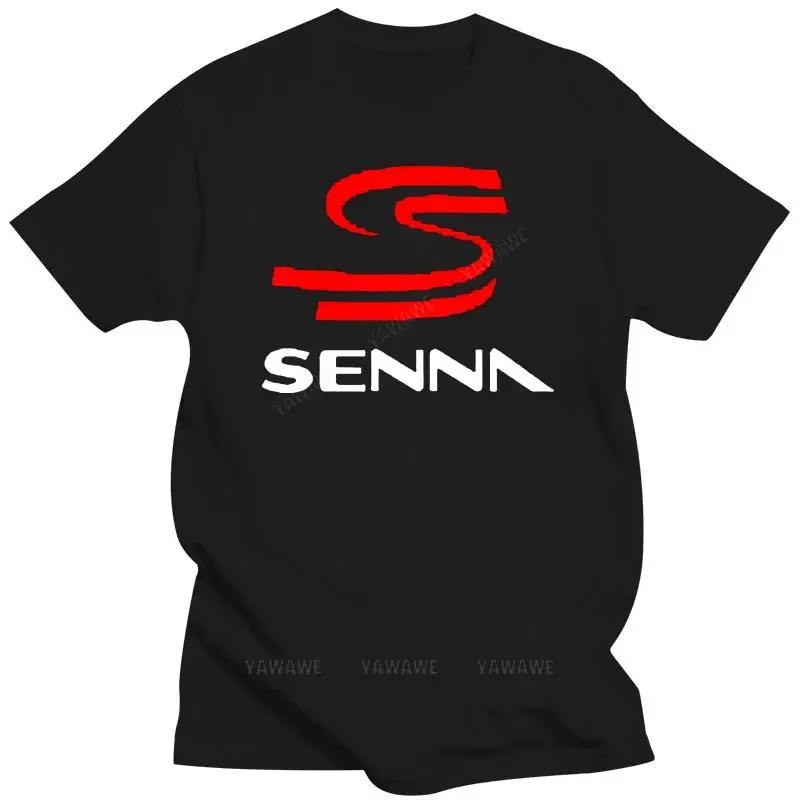 Moda Uomo Ayrton Senna Legend Racer T-Shirt Più Nuova Moda Estate Maniche Corte Cotone Moda Magliette Oversize
