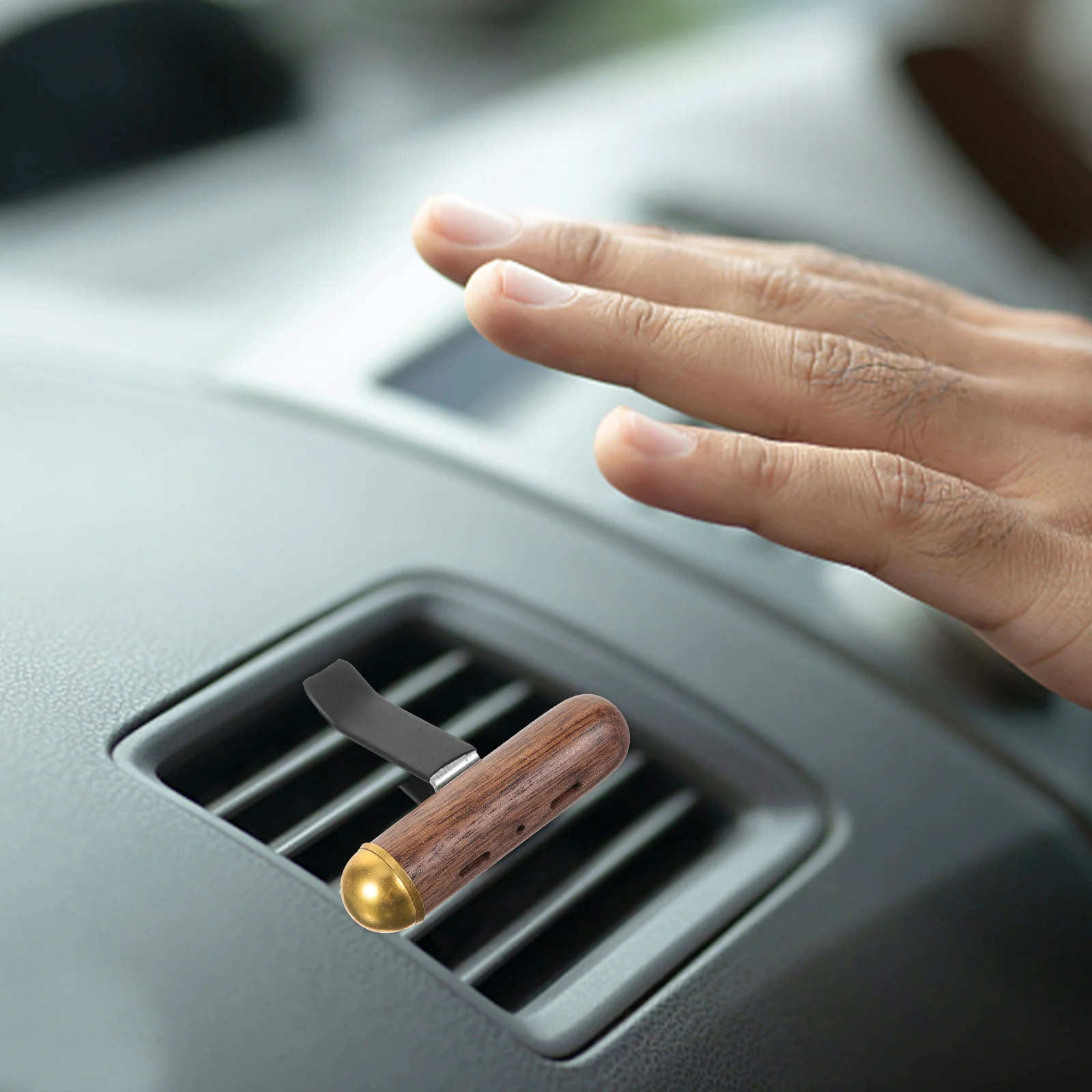

Black Walnut Car Air Conditioner Outlet Aromatherapy Mini Diffuser Wood Perfume Clip Diffusers Vent Decor Ornament Miss Clips