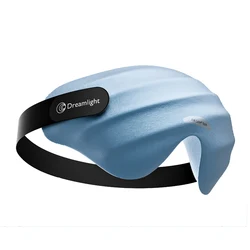 Silk Texture Airbag Eye Mask for Sleep and Eye Fatigue Relief (4spro Blue)