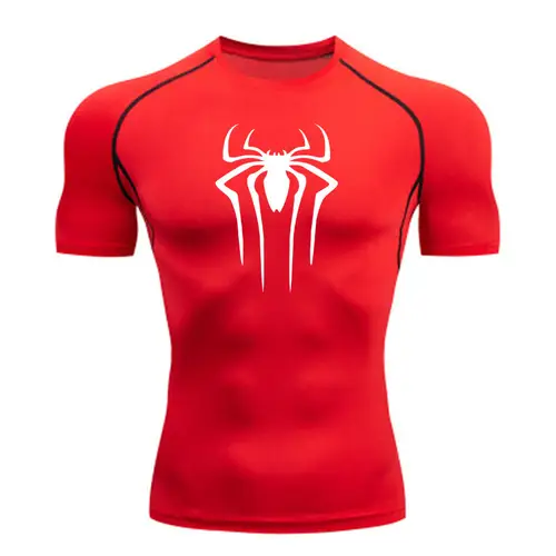 New Compression Shirt Men Fitness Gym Super Hero Sport Running T-Shirt Rashgard Tops Tee Quick Dry Short Sleeve T-Shirt For Men - Image 13