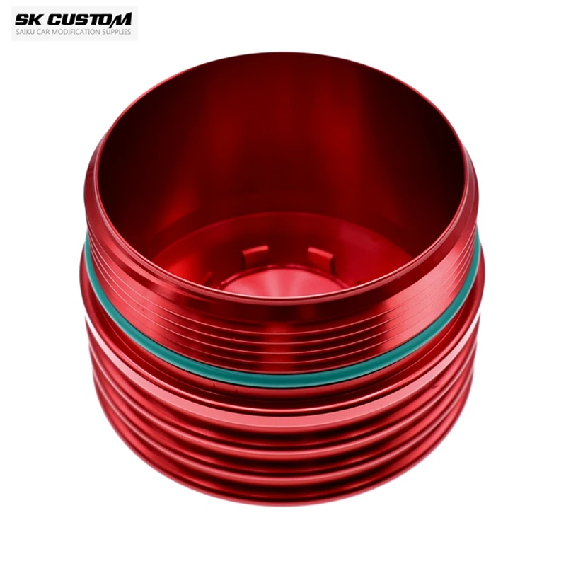 SKCUSTOM For BMW N20 N51 N52 N53 N54 N55 Z4 M3 M4 S55 Engine Oil Filter Housing AluminumAlloy Filter Cover Car Modification Part