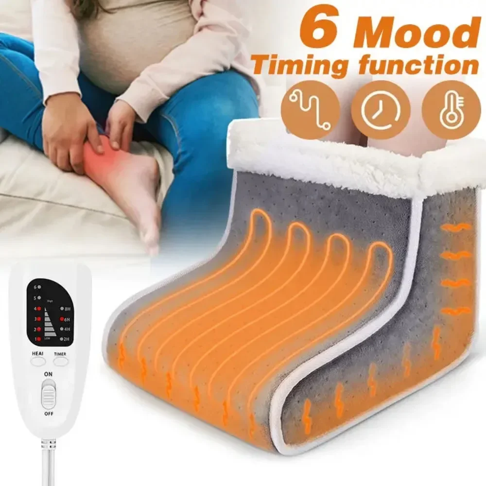 

Electric Foot Heater Warm Foot Usb Charging Power Saving Cover Removable Washable Feet Cover Safe Start Warm Feet Heating Pad