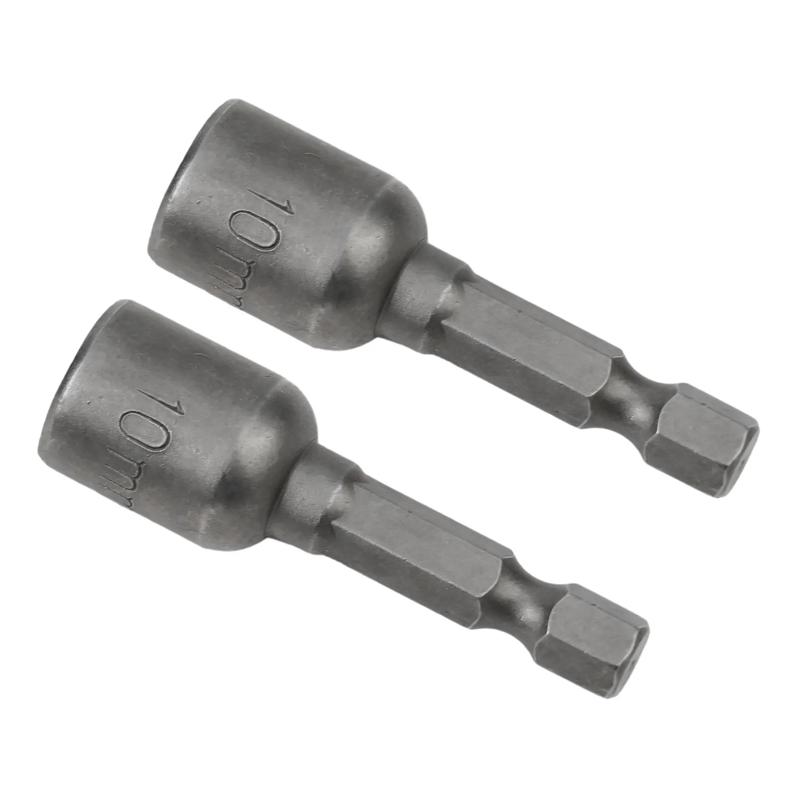 2 stücke 1/4inch Sechs kant schaft Magnet mutter Treiber buchse Schrauben dreher 6/7/8/9/10/11/12/13mm für Bohrmaschinen Schrauben dreher Handwerkzeuge – Detail 3