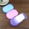 20/60/100Pcs Travel Soap Paper Disposable Boxe Mini Sheet Soap Washing Hand Kitchen Bathroom Supplies Outdoor Camping Paper Soap 5