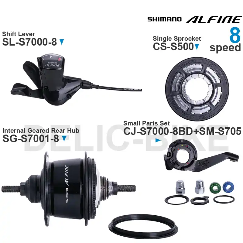 SHIMANO　ALFINE　SG-S7000-8　内装８段ディスクブレーキハブ Amazon | SHIMANO(シマノ) アルフィーネ 8速内装ギア 自転車用