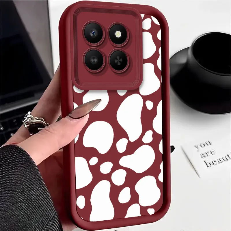 Leopard Print Silicone Soft Back Cover - Stylish Phone Case