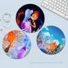 Cartoon E-Elemental SAnimation Round Office Student Gaming Thickened Writing Pad  Cushion Mouse Pad Padmouse Desk Play Mats 1